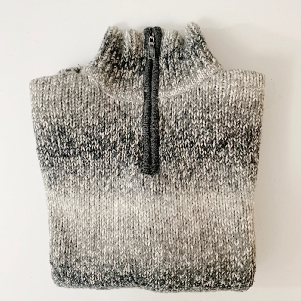 GAP Quarter Zip Mock Neck Sweater - Picture 7 of 13